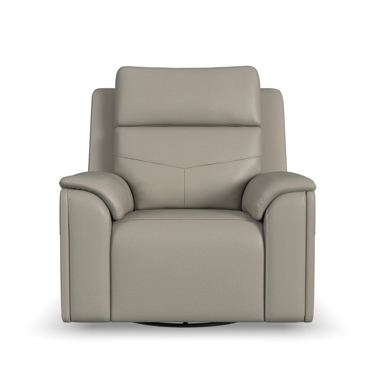 Flexsteel Vernon Power Swivel Gliding Recliner with Power Headrest, Lumbar, Heat & Massage