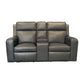 Flexsteel Wyatt Power Reclining Loveseat with Console & Power Headrests & Lumbar