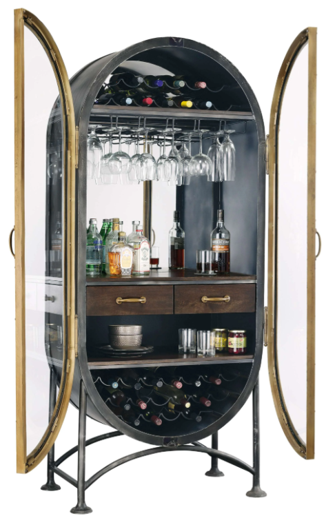 Boilermaker Wine & Bar Cabinet
