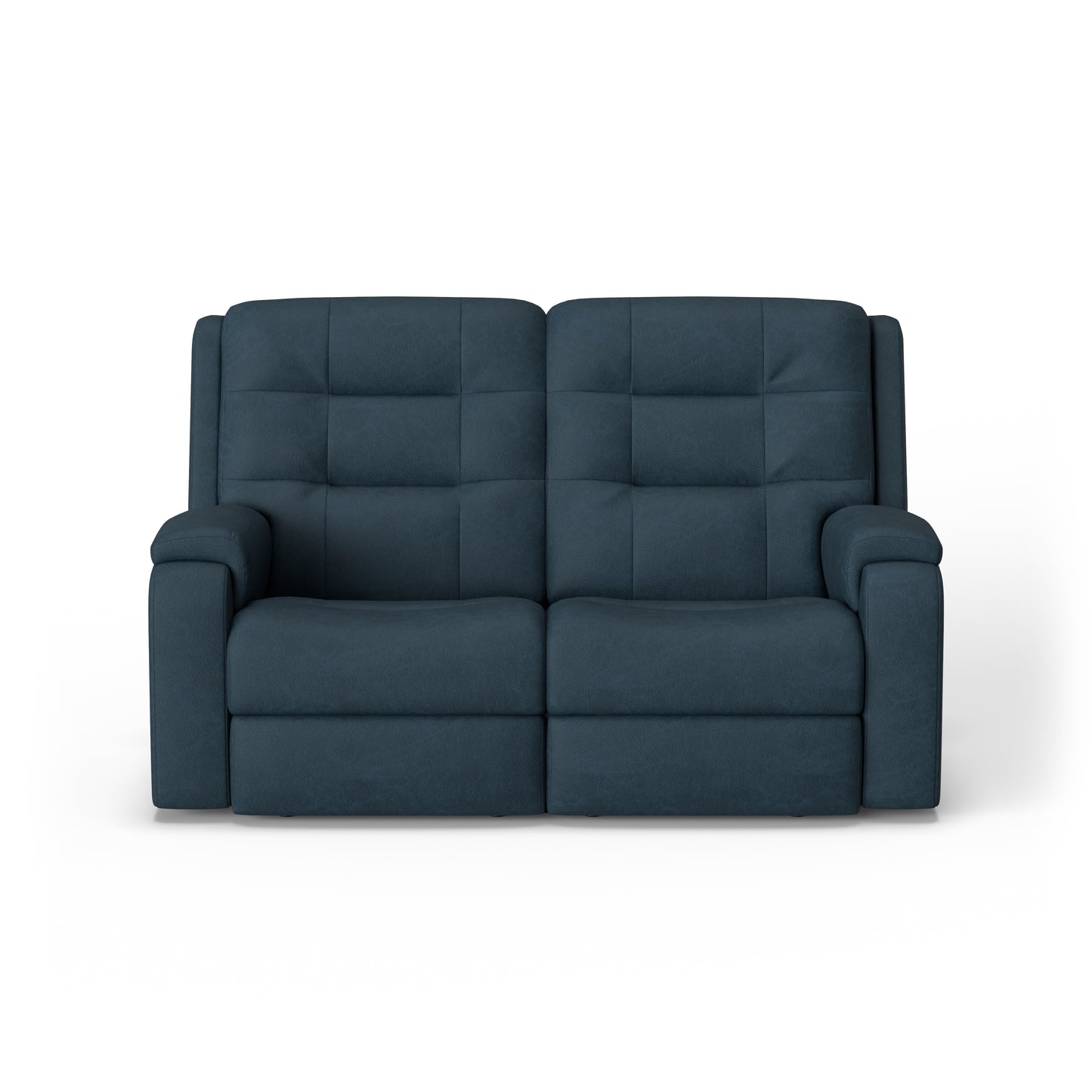Flexsteel Arlo Power Reclining Loveseat with Power Headrests & Lumbar