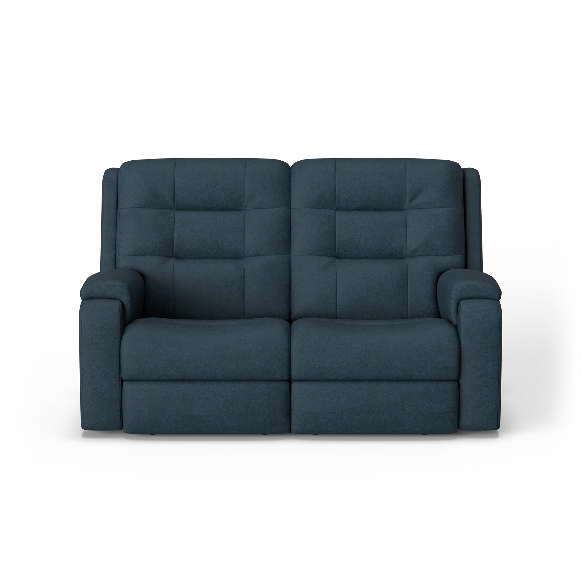 Flexsteel Arlo Power Reclining Loveseat with Power Headrests & Lumbar