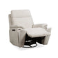 Flexsteel Refined Power Swivel Gliding Recliner with Power Headrest & Lumbar