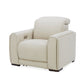 Flexsteel Sola Leather Power Recliner with Power Headrest, Lumbar, Heat & Massage