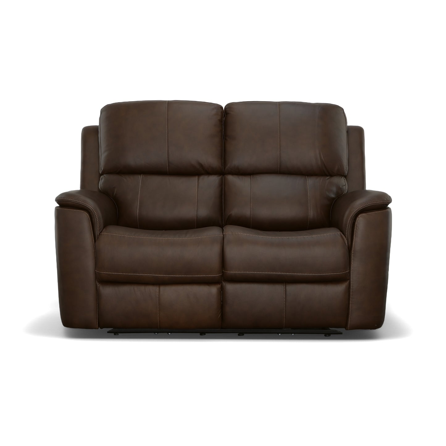 Flexsteel Henry Power Reclining Loveseat with Power Headrests & Lumbar