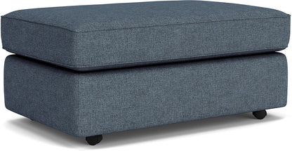 Flexsteel Vail Cocktail Ottoman with Casters
