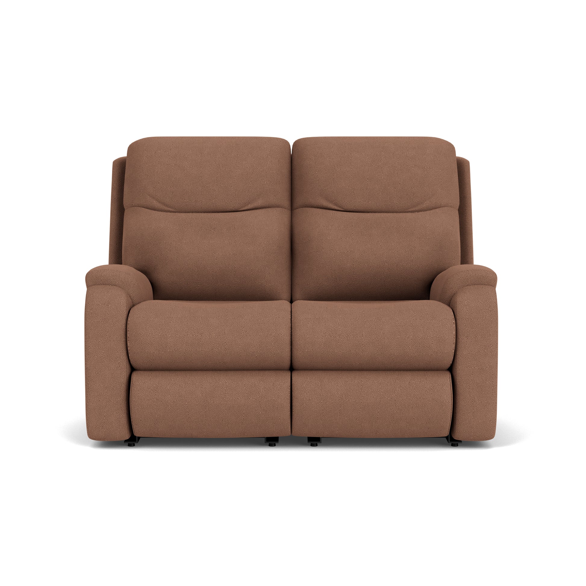 Flexsteel Penn Power Reclining Loveseat with Power Headrests & Lumbar