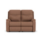 Flexsteel Penn Power Reclining Loveseat with Power Headrests & Lumbar