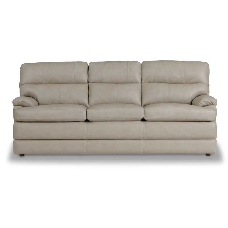 Beige sofa on a white background