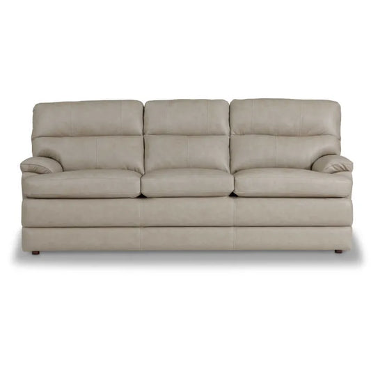 Beige sofa on a white background