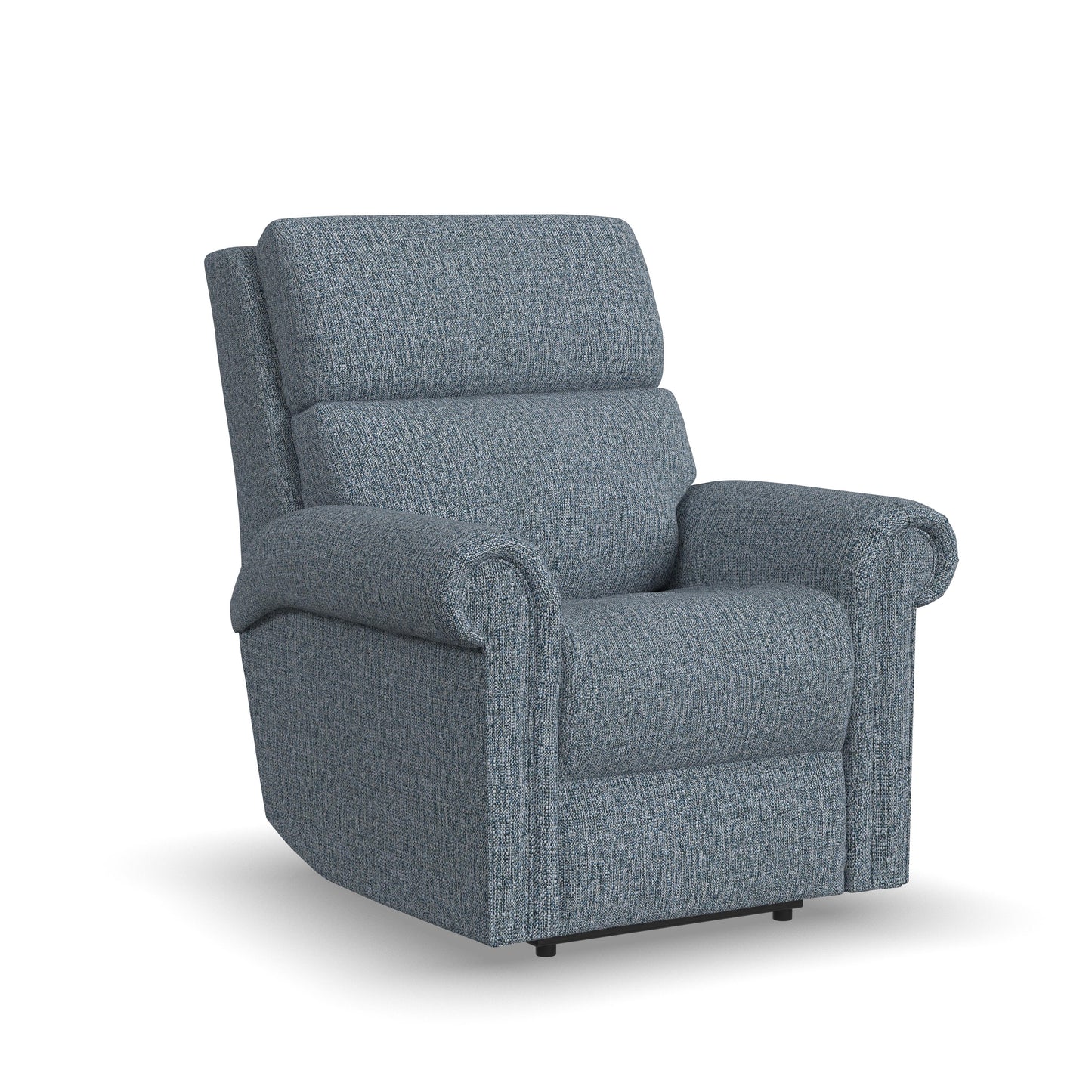 Flexsteel Bernard Power Recliner with Power Headrest & Lumbar