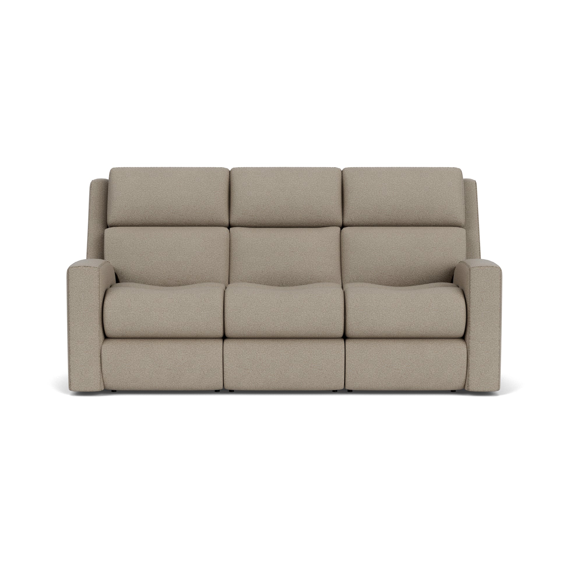 Flexsteel Score Power Reclining Sofa with Power Headrests & Lumbar