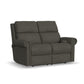 Flexsteel Bernard Power Reclining Loveseat with Power Headrests & Lumbar
