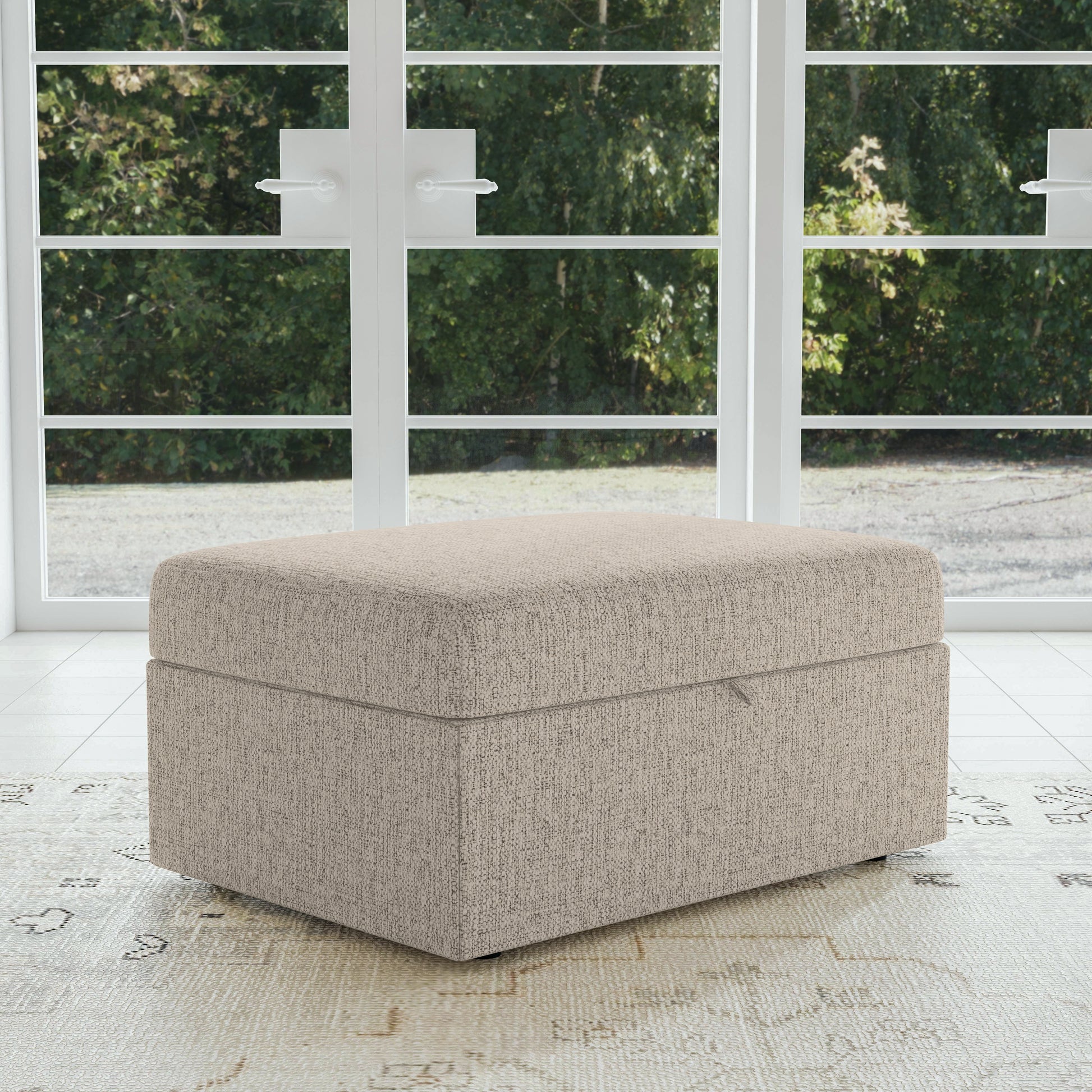 Flexsteel Sky Storage Ottoman