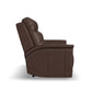 Flexsteel Ranger Power Reclining Loveseat with Console, Power Headrest, Lumbar, Heat & Massage