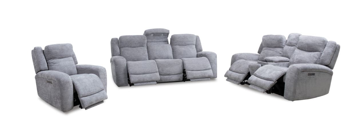 70150 Zero Gravity Motion Sofa, Loveseat, Recliner With Power Headrest
