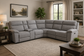 70829 Power Upholstered 6 Pc Sectional