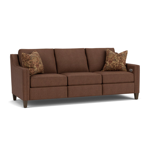 Finley Leather Power Inclining Sofa