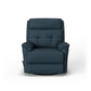 Flexsteel Sophisticated Power Swivel Gliding Recliner with Power Headrest & Lumbar