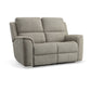 Flexsteel Henry Power Reclining Loveseat with Power Headrests & Lumbar