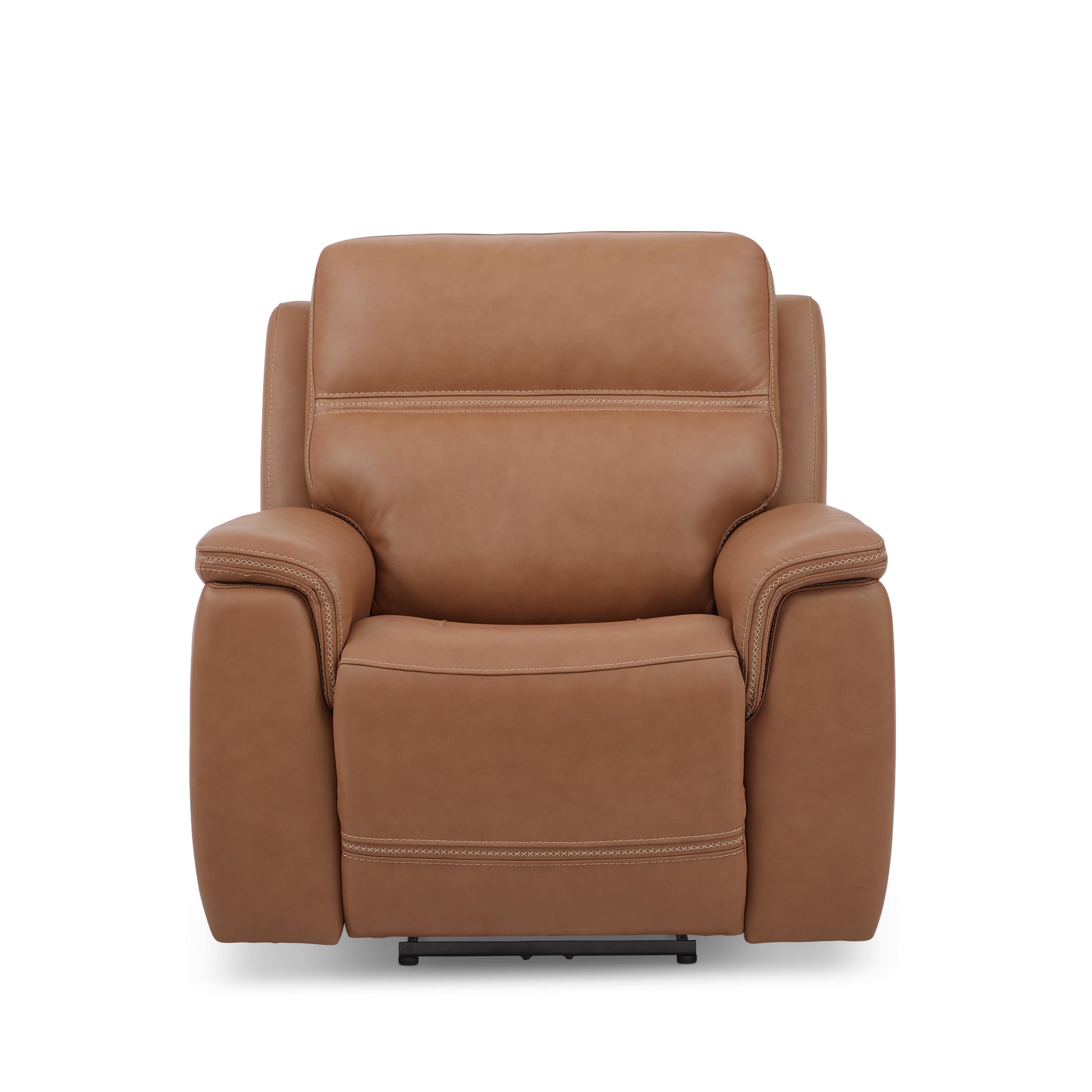 Flexsteel Sawyer Power Recliner with Power Headrest & Lumbar