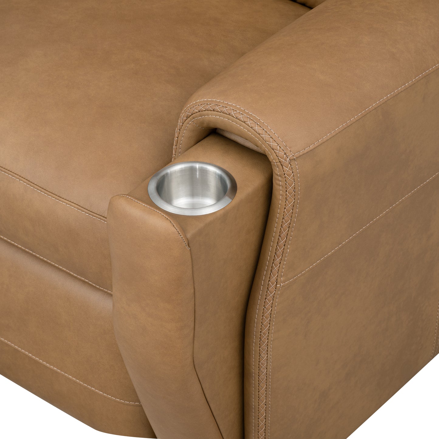 Flexsteel Felix Power Reclining Sofa with Power Headrest, Lumbar, Heat & Massage