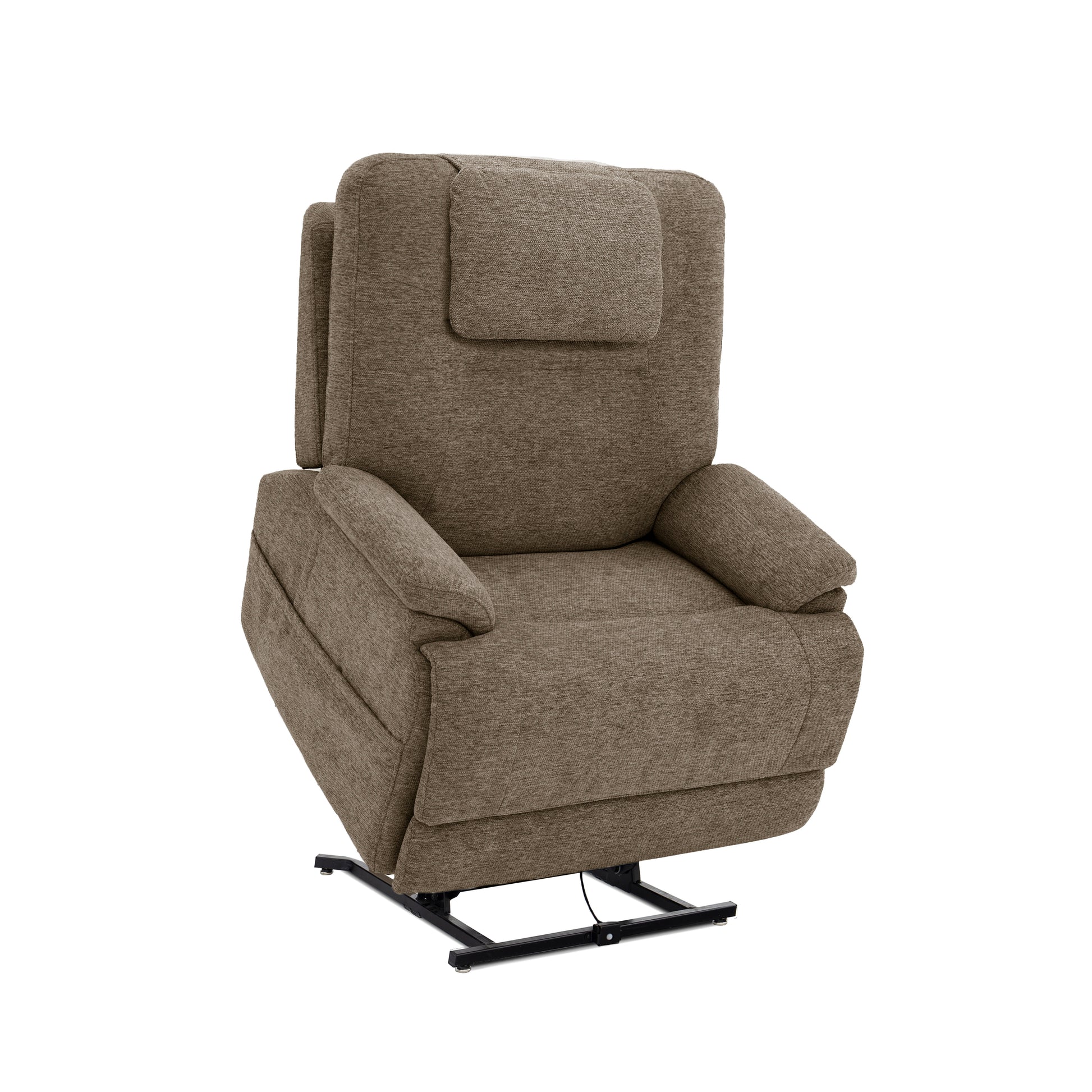Flexsteel Zecliner Model 2+ Power Lift Sleep Recliner with Power Headrest, Lumbar, Heat & Massage