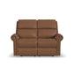 Flexsteel Bernard Power Reclining Loveseat with Power Headrests & Lumbar