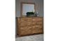 Dovetail 8 Drawer Dresser with Mirror