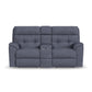 Flexsteel Mason Power Reclining Loveseat with Console