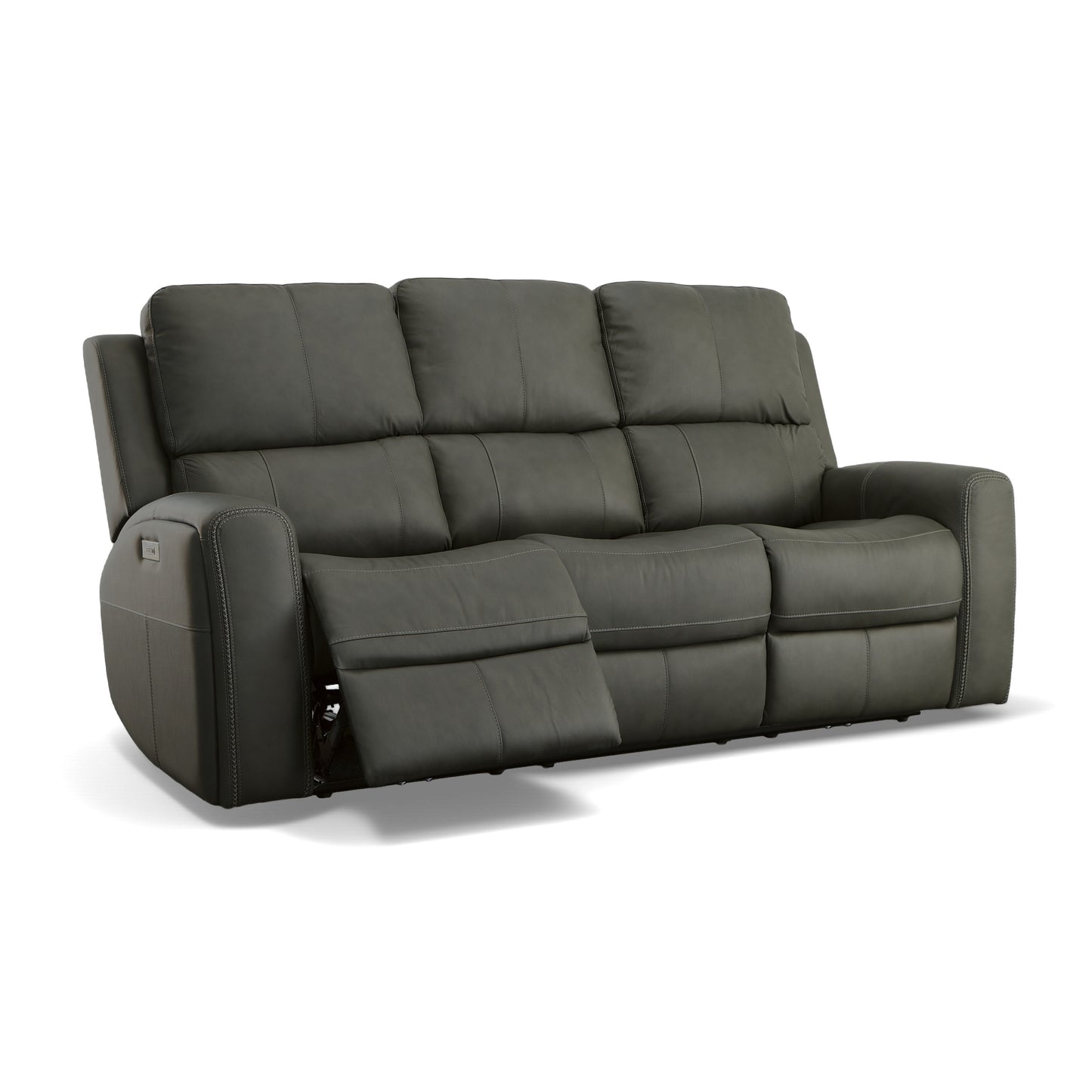 Flexsteel Linden Power Reclining Sofa with Power Headrests & Lumbar