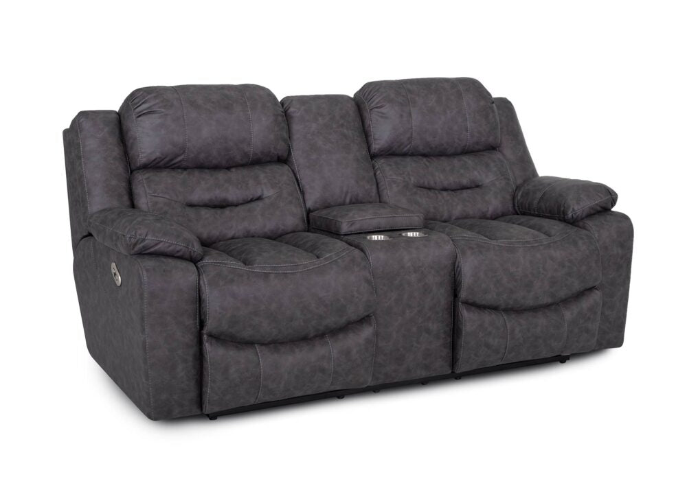 Decker Reclining Loveseat with Console