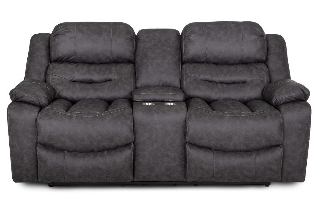 Decker Reclining Loveseat with Console