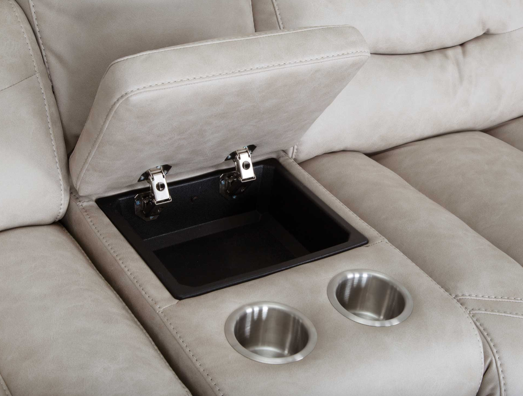 Decker Reclining Loveseat with Console
