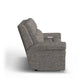 Flexsteel Bernard Power Reclining Sofa with Console, Power Headrest, & Lumbar