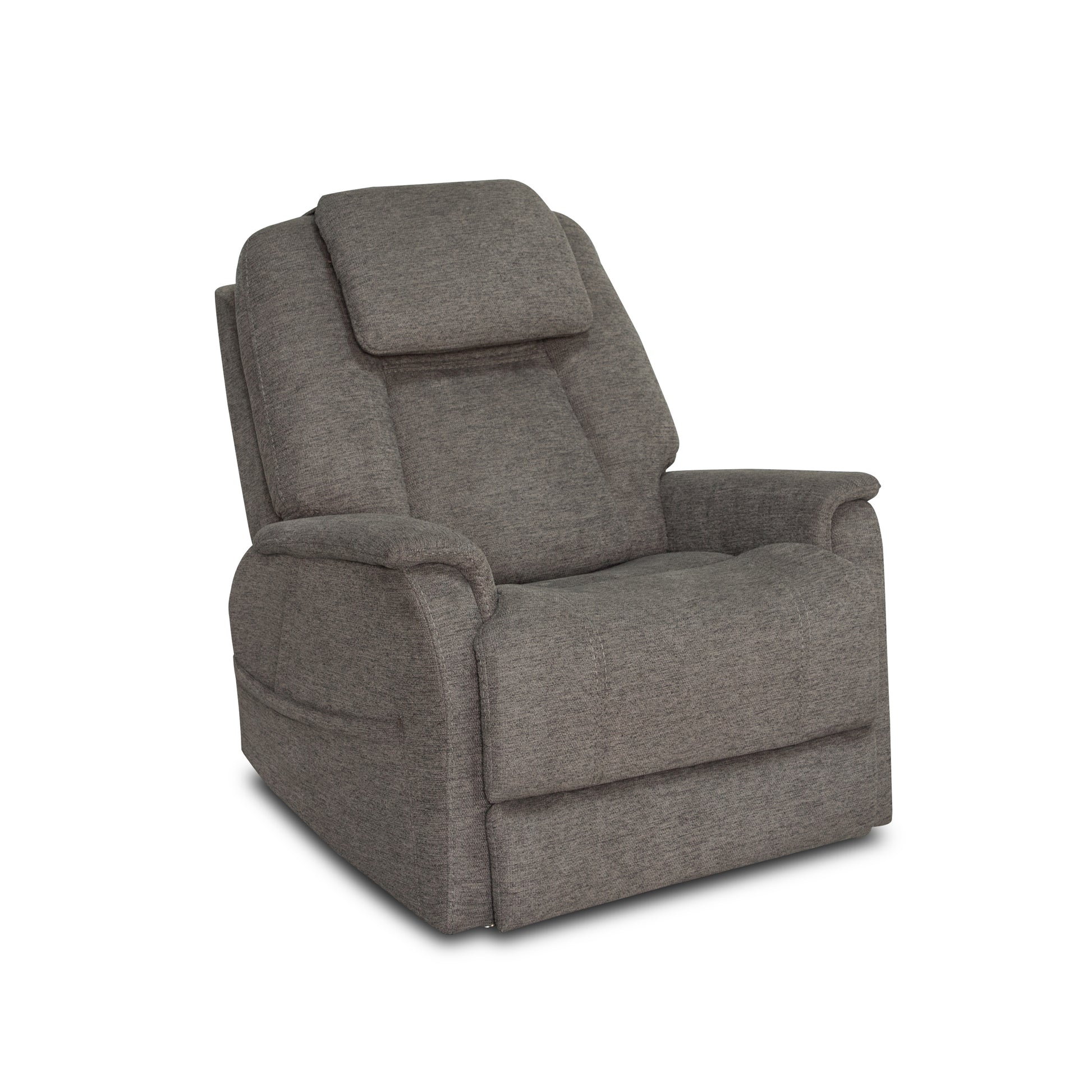 Flexsteel Zecliner Model 3+ Petite Power Sleep Chair with Power Headrest, Lumbar, Heat & Massage