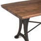 Organic Forge 72" Gathering Table Raw Walnut