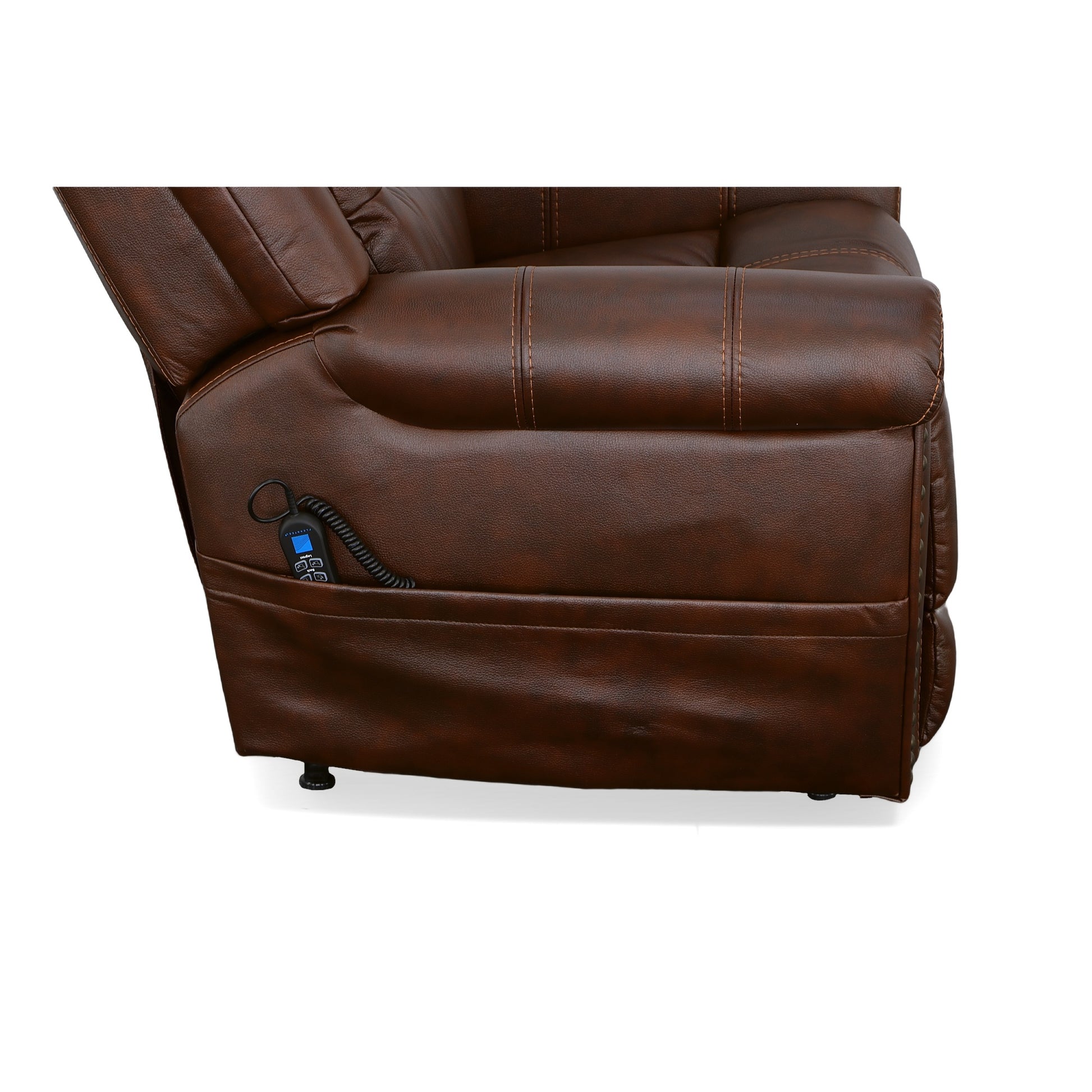 Flexsteel Oscar Power Lift Recliner with Right-Hand Control & Power Headrest