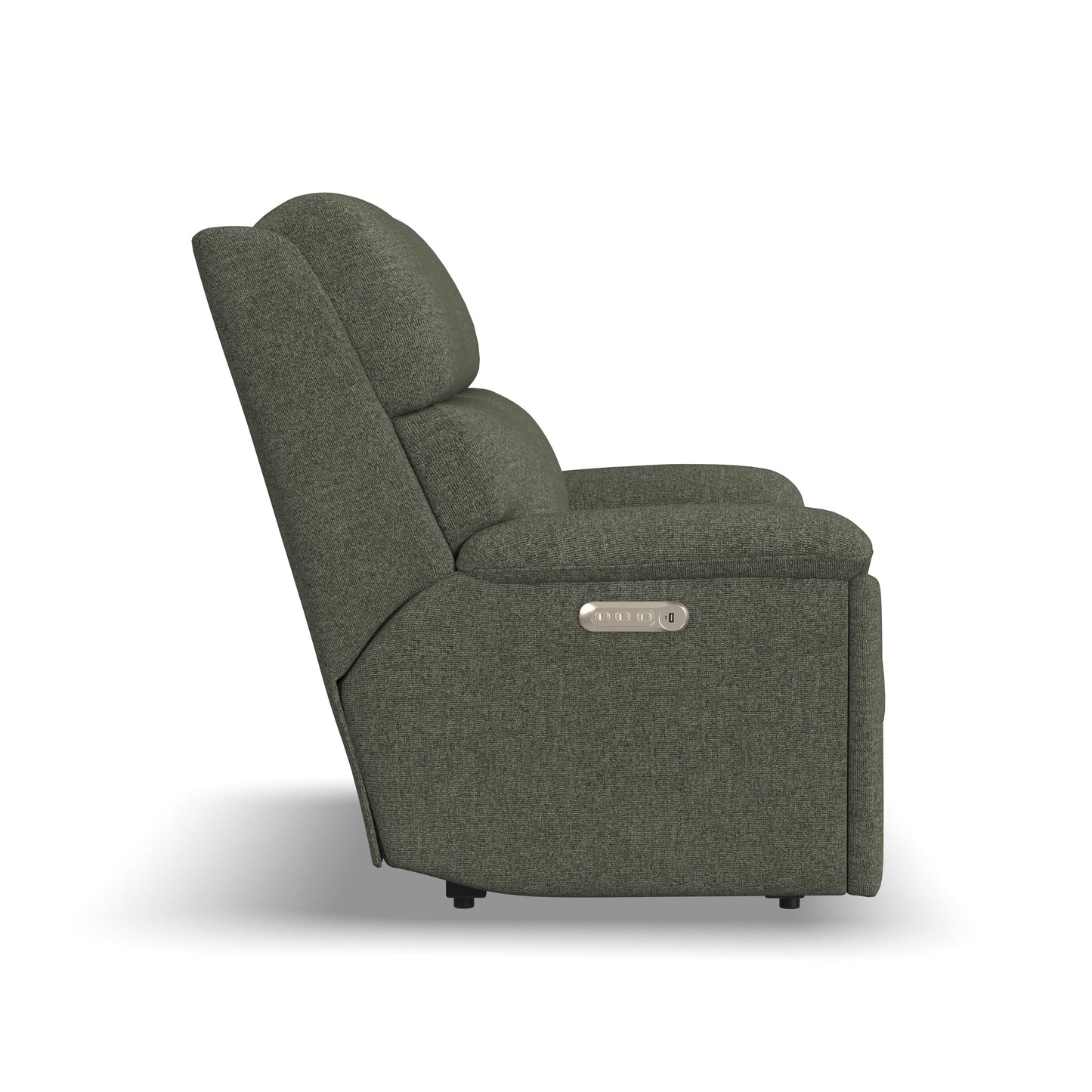 Flexsteel Porter Power Reclining Loveseat with Power Headrest & Lumbar