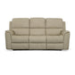 Flexsteel Henry Leather Power Reclining Sofa with Power Headrests & Lumbar