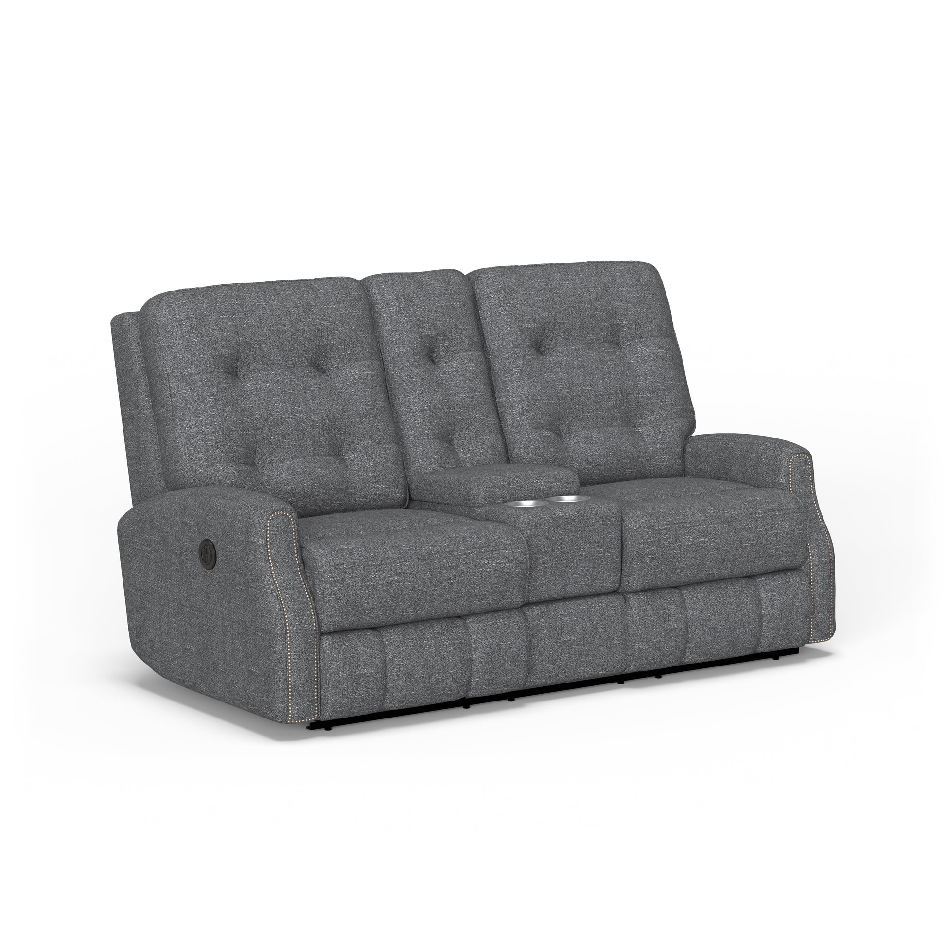Flexsteel Devon Power Reclining Loveseat with Console