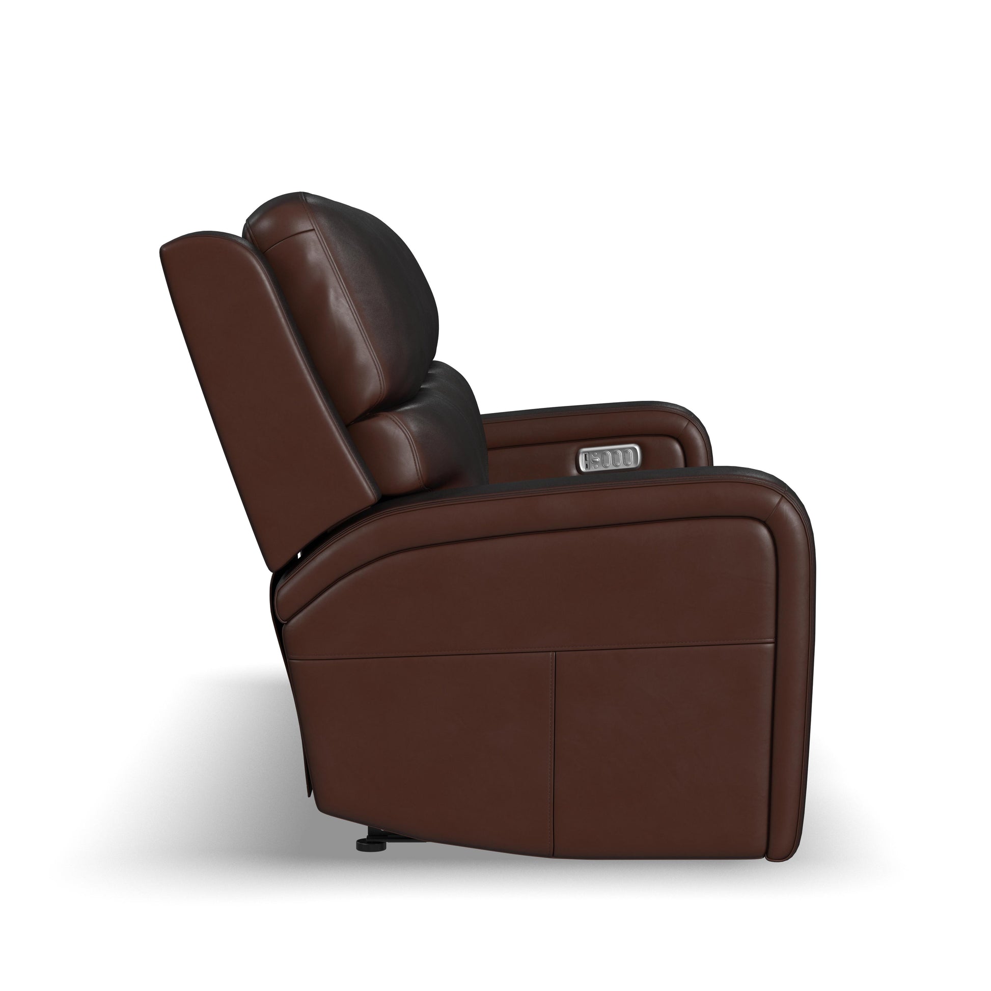 Flexsteel Oasis Power Reclining Sofa with Power Headrests, Lumbar, Heat & Massage