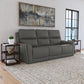 Flexsteel Carter Power Reclining Sofa with Console & Power Headrests & Lumbar