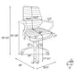Chase Upholstered Adjustable Home Office Chair