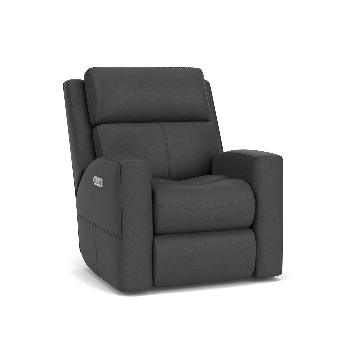 Flexsteel Score Power Recliner with Power Headrest & Lumbar