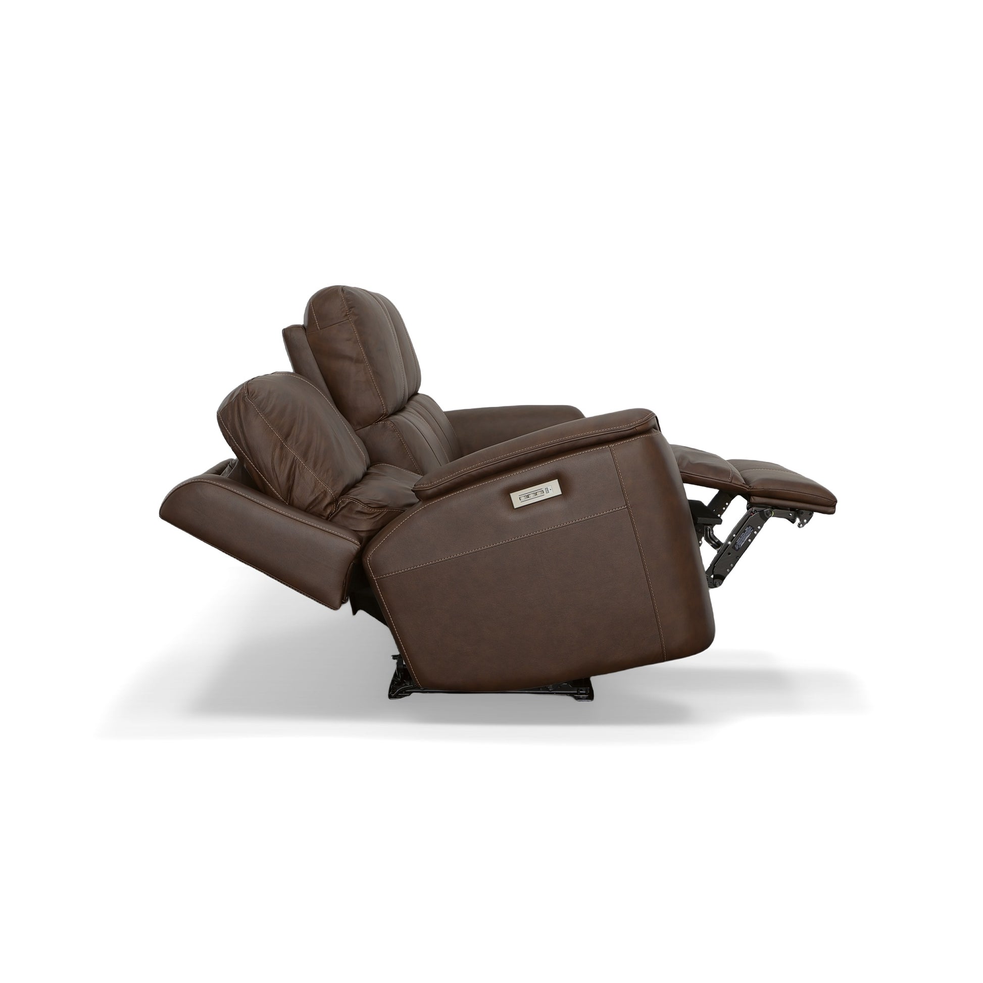 Flexsteel Henry Power Reclining Sofa with Power Headrests & Lumbar