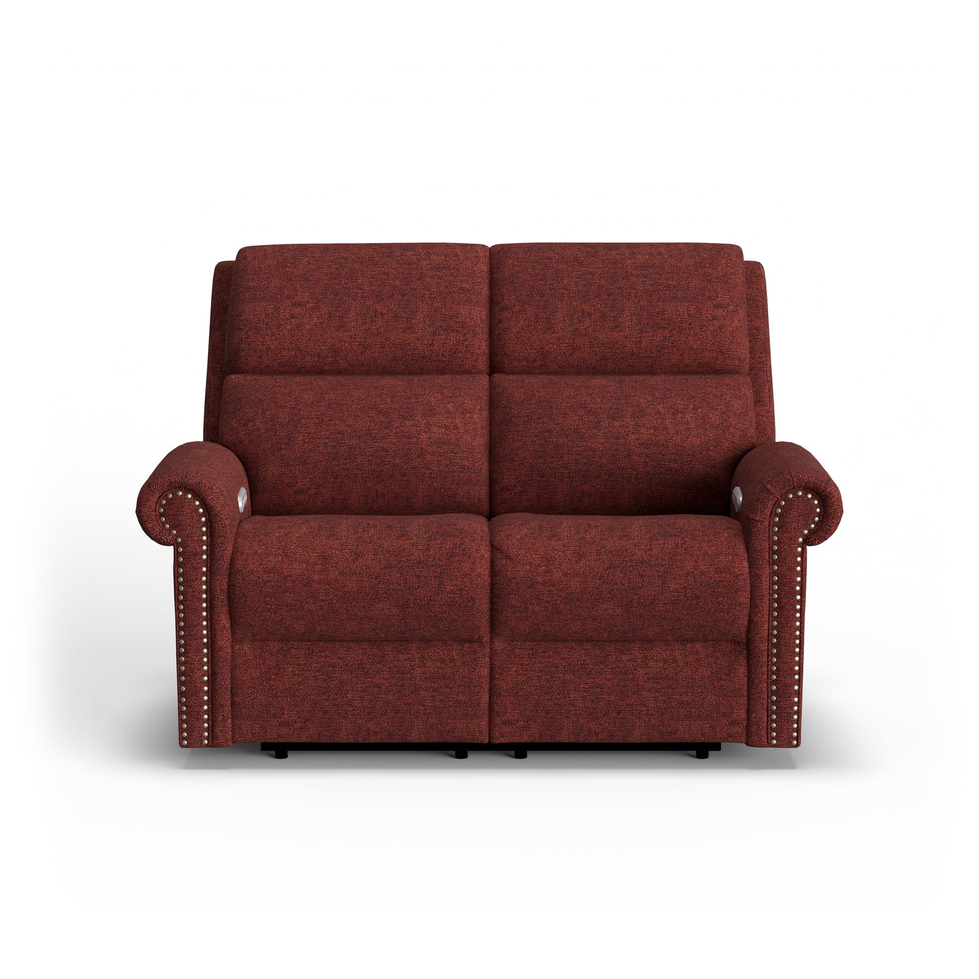 Flexsteel Bernard Power Reclining Loveseat with Power Headrest & Lumbar