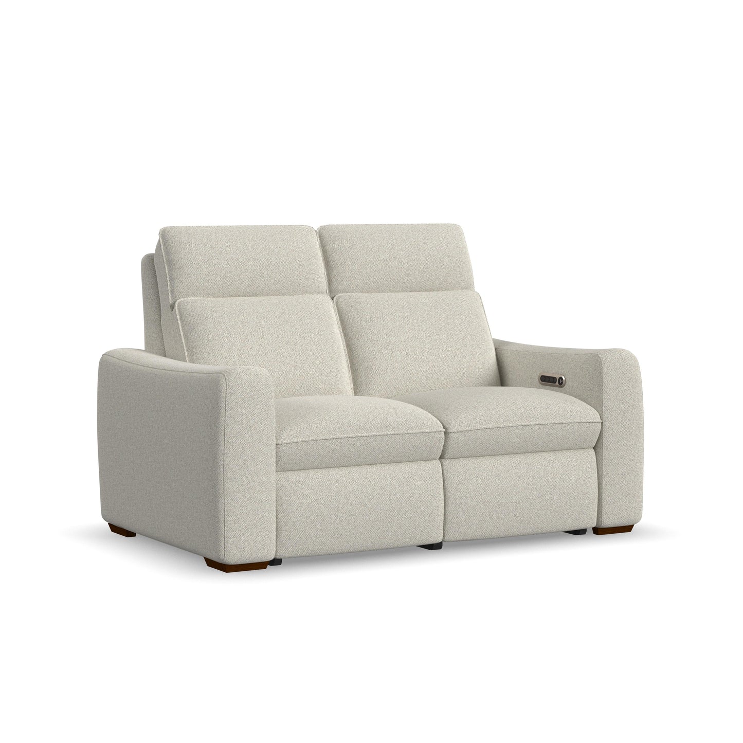 Flexsteel Ava Power Reclining Loveseat with Power Headrest & Lumbar