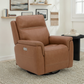 Flexsteel Sawyer Swivel Glider with Power Headrest, Lumbar, Heat & Massage