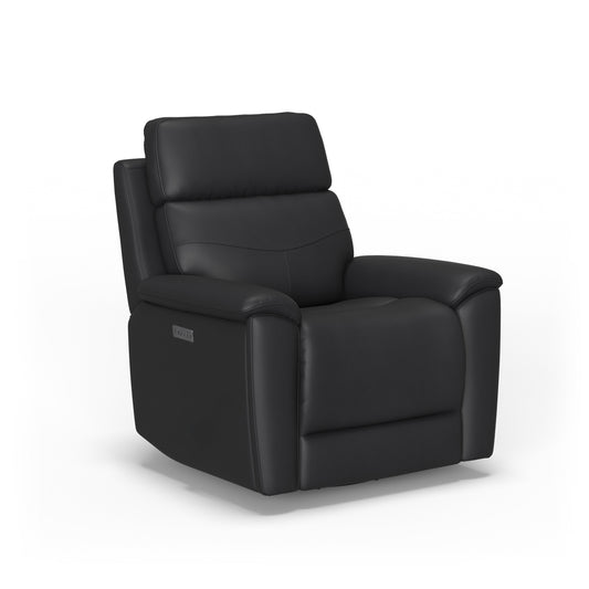 Refined Power Swivel Gliding Recliner with Power Headrest & Lumbar