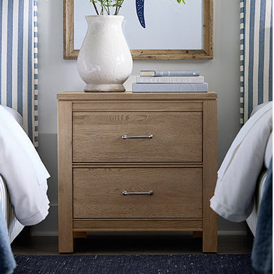 Tide & Timber 2 Drawer Nightstand